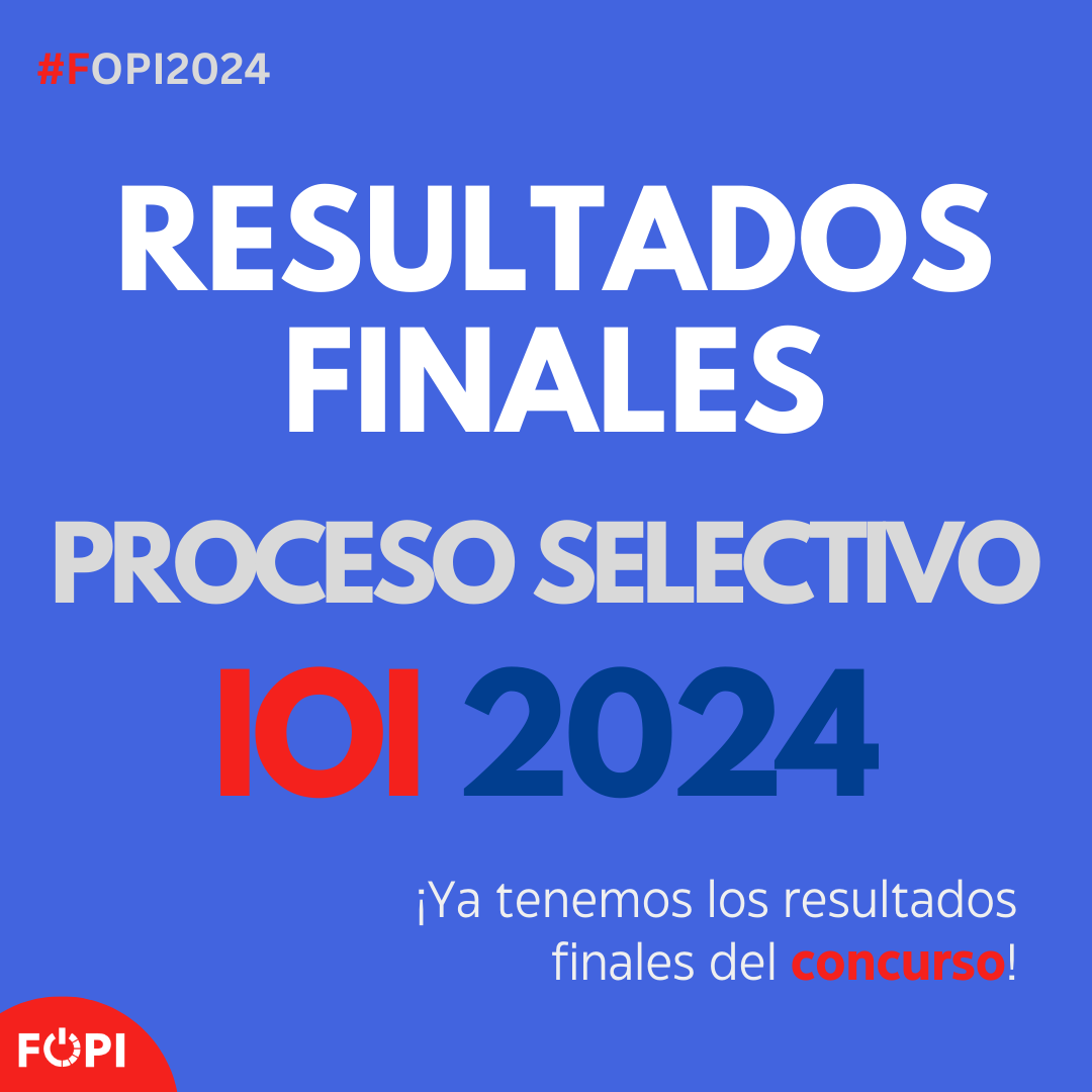 IOI 2024 Resultados Finales